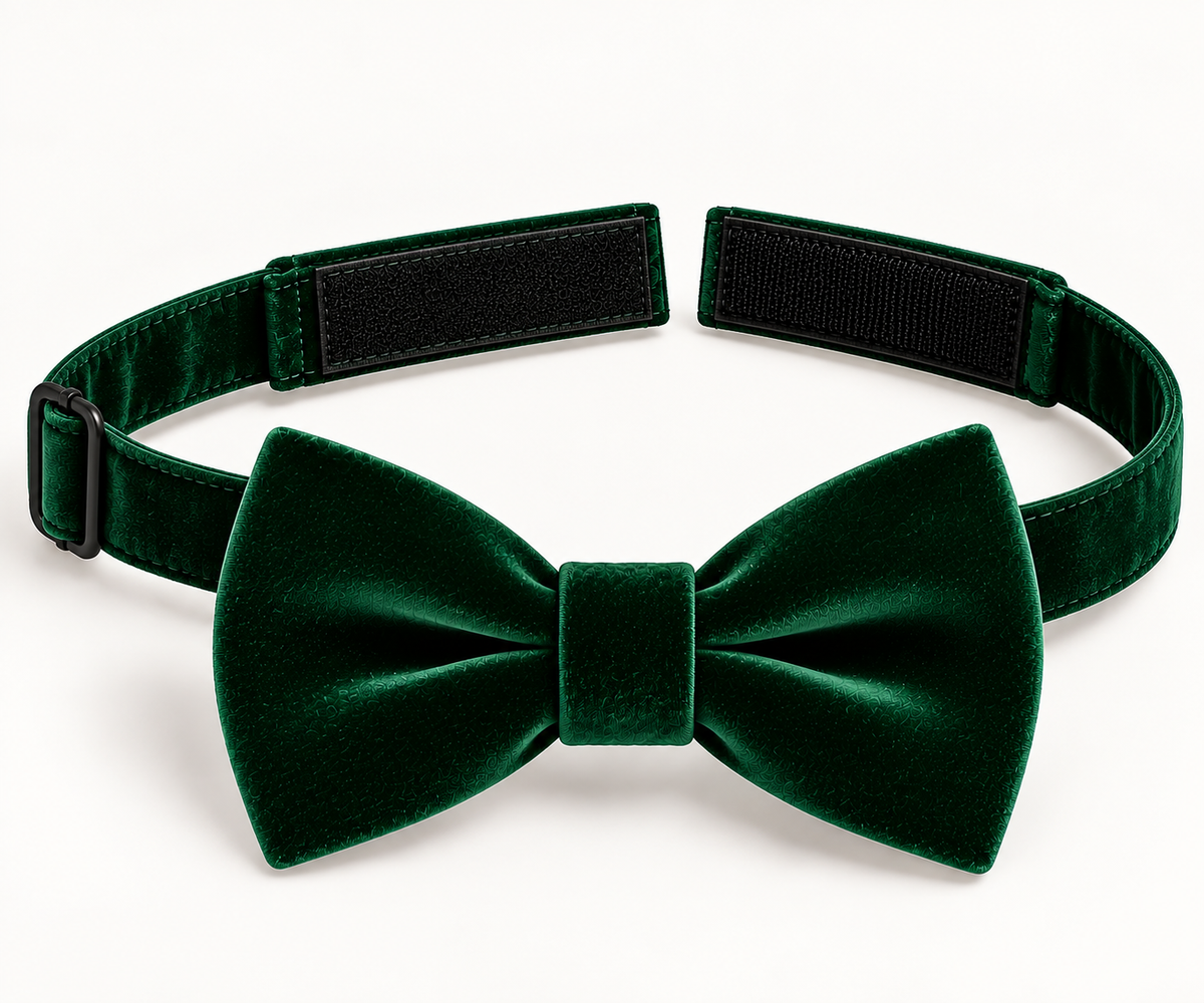 Emerald Velvet Bow Tie