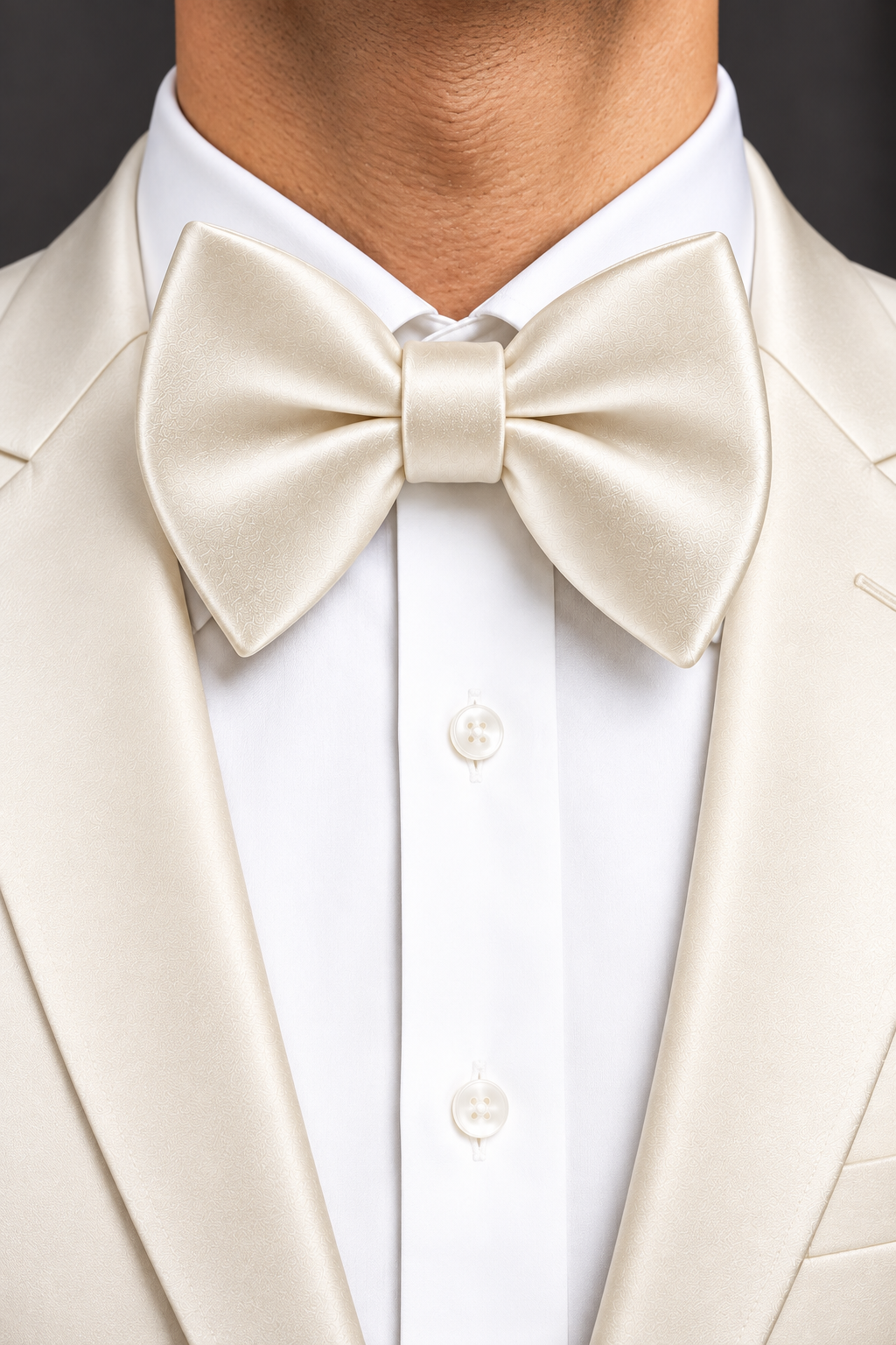 Ivory Classic Bow Tie