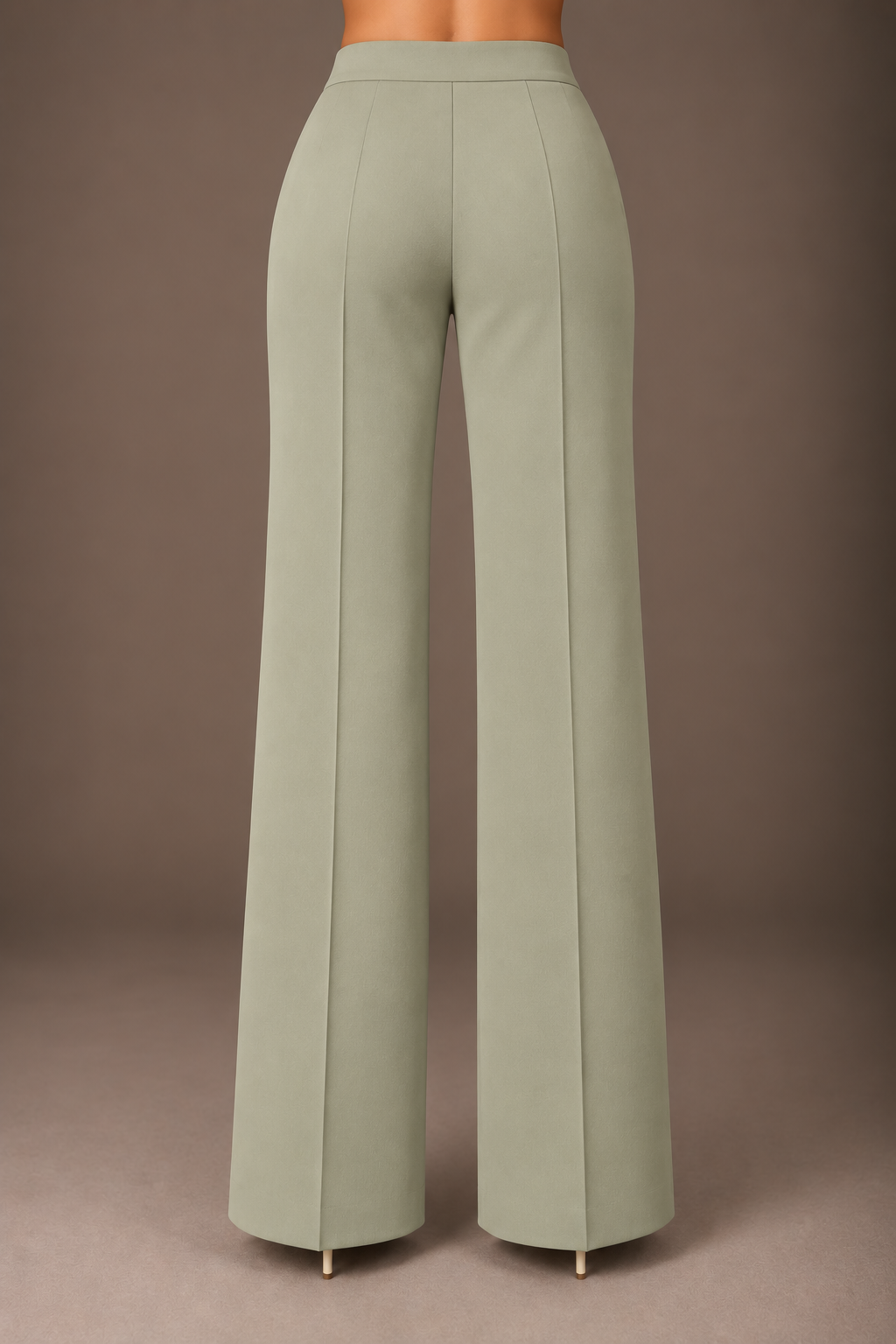 Sage Wide-Leg Tailored Trouser