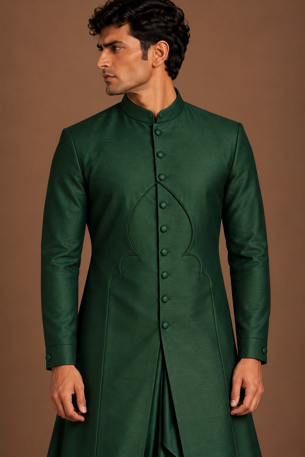 Emerald Arch Panel Kurta