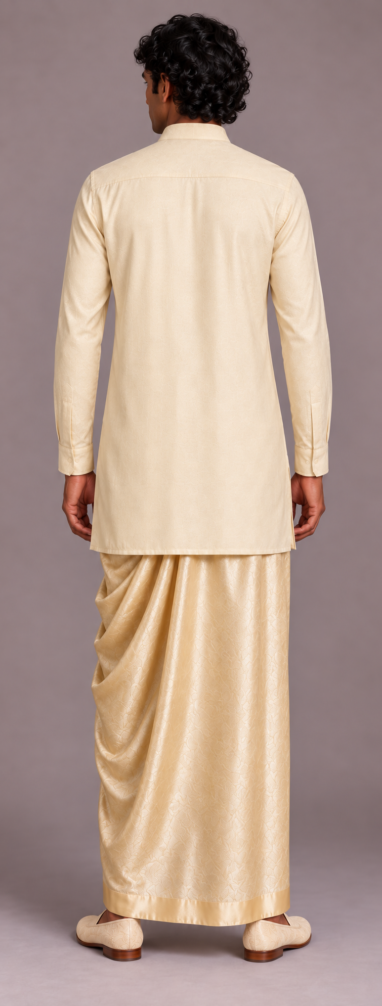 Ivory Clean-Cut Short Kurta