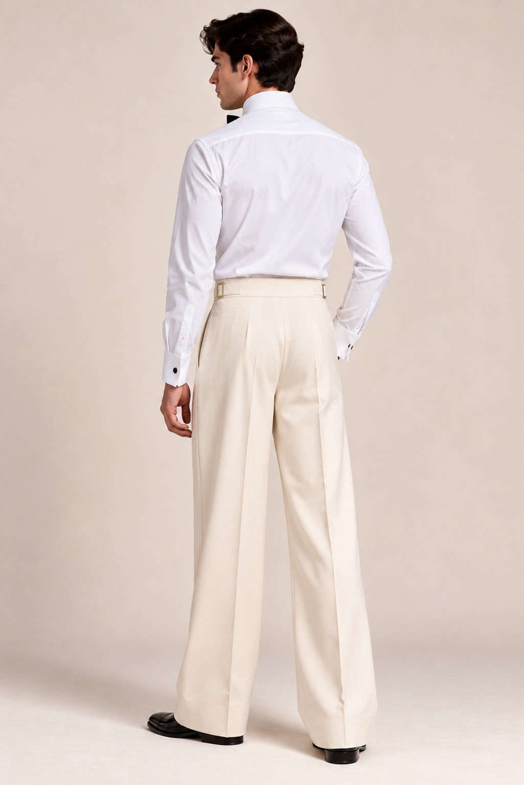 Ivory Wide-Leg Trouser